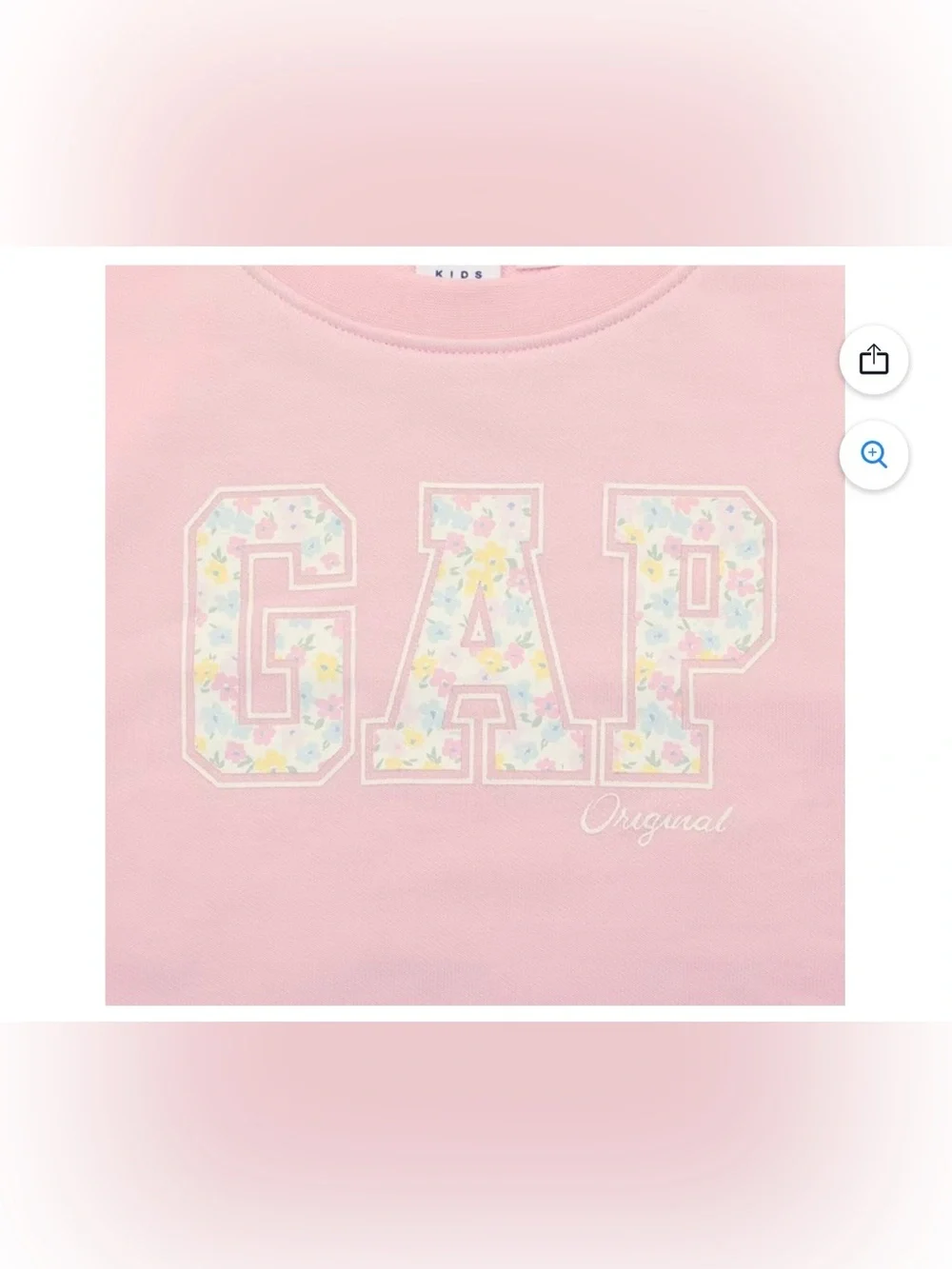 GAP Kids|Baby girl/toddler matching lounge set,floral lettering sweater & flare•